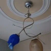 لوستر سالم و تمیز و استیل ،  ۲۹۹ تومن|لوستر و چراغ آویز|تهران, شادآباد|دیوار