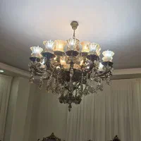 لوستر برنزی|لوستر و چراغ آویز|تهران, سوهانک|دیوار