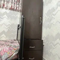 تخت خواب تک نفره و کمد لباسی|تخت و سرویس خواب|اصفهان, بهارستان|دیوار