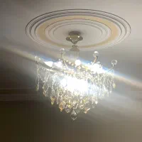 یک جفت لوستر لوکس برنز|لوستر و چراغ آویز|پردیس, فاز ۱|دیوار