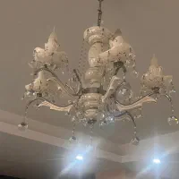 دو عدد لوستر ۶ شاخه ای سرامیک ولوستر سقفی آشپزخانه|لوستر و چراغ آویز|تهران, سنائی|دیوار