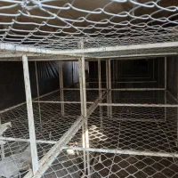 قفسههای فلزی سهطبقه با توری گالوانیزه|فروشگاه و مغازه|بناب, |دیوار