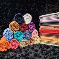 نیم ست ملحفه یکنفره و دونفره( ساده و پارچه هتلی)