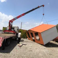 اجاره جرثقیل کفی سبد بالابر