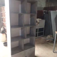 کتابخانه شبکه/کتابخانه درب دار شیشه ای/کتابخانه|کتابخانه، شلف، قفسههای دیواری|تهران, شهرک ابوذر|دیوار