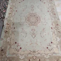 یک جفت فرش ۶ متری کرم رنگ