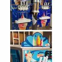 دستگاه بستنی ساز قیفی هلیلیت نیکنام شمس قسطی و چک|ماشین‌آلات صنعتی|کرمانشاه, |دیوار