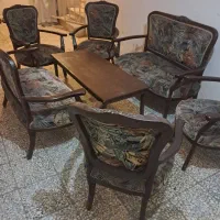 مبل ۸نفره نیمه استیل|مبلمان خانگی و میز عسلی|لاهیجان, یوسف آباد|دیوار