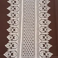 رومیزی قلاب بافی