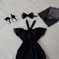 لباس محرمی نونو با ست تل و پاپوش و مینی اسکارف