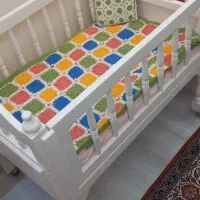 تخت کودک چوبی دست ساز