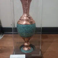 گلدان مسی محصولات اقاجانی مناسب کادو|صنایع دستی و سایر لوازم تزئینی|تهران, ستارخان|دیوار