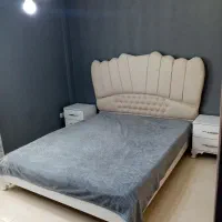 سرویس خواب دونفره (تخت پاتختی میزارایش)درحد نو|تخت و سرویس خواب|رشت, کاکتوس|دیوار