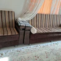 مبلمان تختخوابشو ۸ نفره|مبلمان خانگی و میز عسلی|شیرگاه, |دیوار