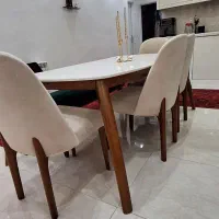 میز نهارخوری ۶ نفره|میز و صندلی غذاخوری|بندر انزلی, معلم|دیوار