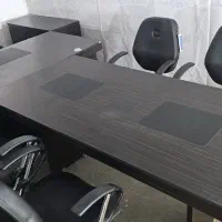 میزوصندلی مدیریت میزکنفرانس۴عددصندلی|دفتر کار|کرمان, |دیوار