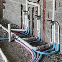 لوله کشی آب و فاضلاب ونصب شیرآلات و سرویس کولر