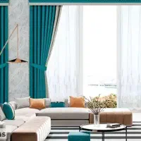 نصب پرده (معمولی و پانچ ومینیمال) فقط متری ۱۱۰