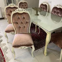 مبل ۹ نفره و ناهارخوری ۶نفره با بوفه
