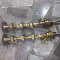 قلیان برنجی عتیقه|کلکسیون اشیاء عتیقه|لنجان, |دیوار