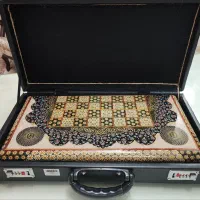 تخته نرد خاتم کاری شده سامسونت دار|اسباببازی|قم, بلوار امین و ساحلی|دیوار
