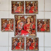 ۷عددبشقاب میوه خوری،جنس شیشه ای،مناسب سوئیت،منزل،