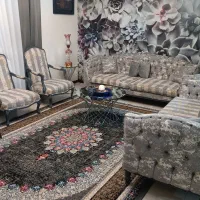 مبل چستر کوین با نهار خوری ست
