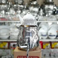 کتری استیل ضخیم و ضدزنگ M.R.S حک شده/کتری بزرگ|قوری، کتری، قهوه‌ساز دستی|مشهد, رسالت|دیوار