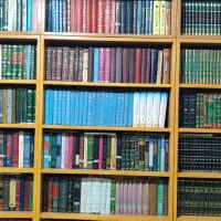 قفس کتاب علمایی|کتابخانه، شلف، قفسه‌های دیواری|قم, زنبیل آباد|دیوار