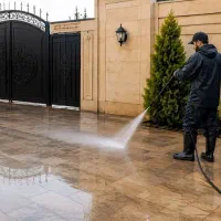 شستشوی محوطه نما روف گاردن