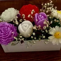 باکس گل شمع