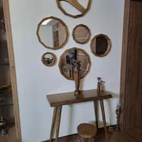 کنسول آینه چوبی|بوفه، ویترین، کنسول|کرج, عظیمیه|دیوار