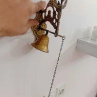 زنگوله قدیمی۵۰ ساله برنزی|کلکسیون اشیاء عتیقه|اردبیل, |دیوار