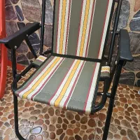 دو عدد صندلی تاشو