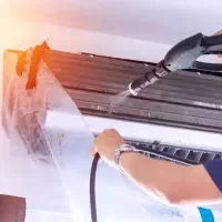 شستشوی تخصصی کولر گازی در محل با کارواش صنعتی