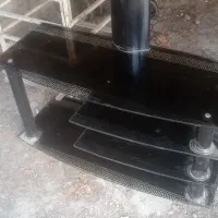 زیر تلوزیونی شیشه ای.کالسکه نوزاد