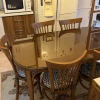 میز ناهار خوری ۶ نفره چوب راش|میز و صندلی غذاخوری|ساری, |دیوار