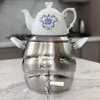 کتری قوری استیل کف چدن و ضخیم