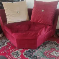 مبل راحتی تمام پارچه مخمل