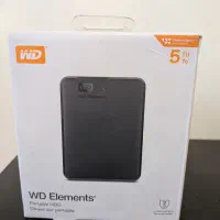 هارد اکسترنال آکبند ۵ ​ترابایت WD Elements
