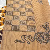 تخته نرد  چوب گردو نو اکبند