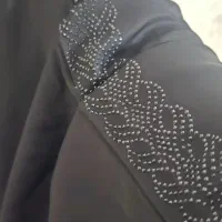 چادر مشکی نگین کاری شده نونو