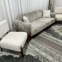 مبل راحتی ۸نفره کاملا نو و آک مناسب جهیزیه