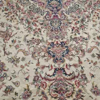 دو عدد فرش ۹ متری جفت گل ابریشم ماشینی طرح دستباف|فرش|تهران, شهرک صدرا|دیوار