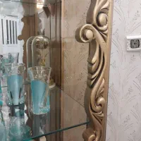 گنجه منبت کاری شده در حد نو|بوفه، ویترین، کنسول|شاندیز, |دیوار