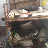 گاری کباب چرخ بادی۶تازاپاس بادی وطبق چوب واسه بساط|فروشگاه و مغازه|رشت, کوی قدس|دیوار