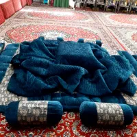 لحاف کرسی|رختخواب، بالش، پتو|کاشان, ملا حبیبالله شریف|دیوار