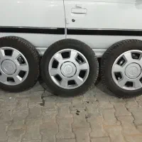 رینگ با لاستیک یزد تایر ۱۸۵/۶۵/۱۵|قطعات یدکی و لوازم جانبی|خنج, |دیوار