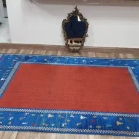 قالیچه ۴ متری طرح شب یلدا  و آینه برنز