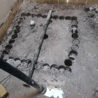 کاشت میلگرد و کرگیر و سوراخ کردن جای لوله بخاری|خدمات پیشه و مهارت|کرمانشاه, |دیوار